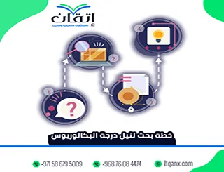 دليل إعداد خطة بحث لنيل درجة البكالوريوس + نموذج بحث تخرج pdf